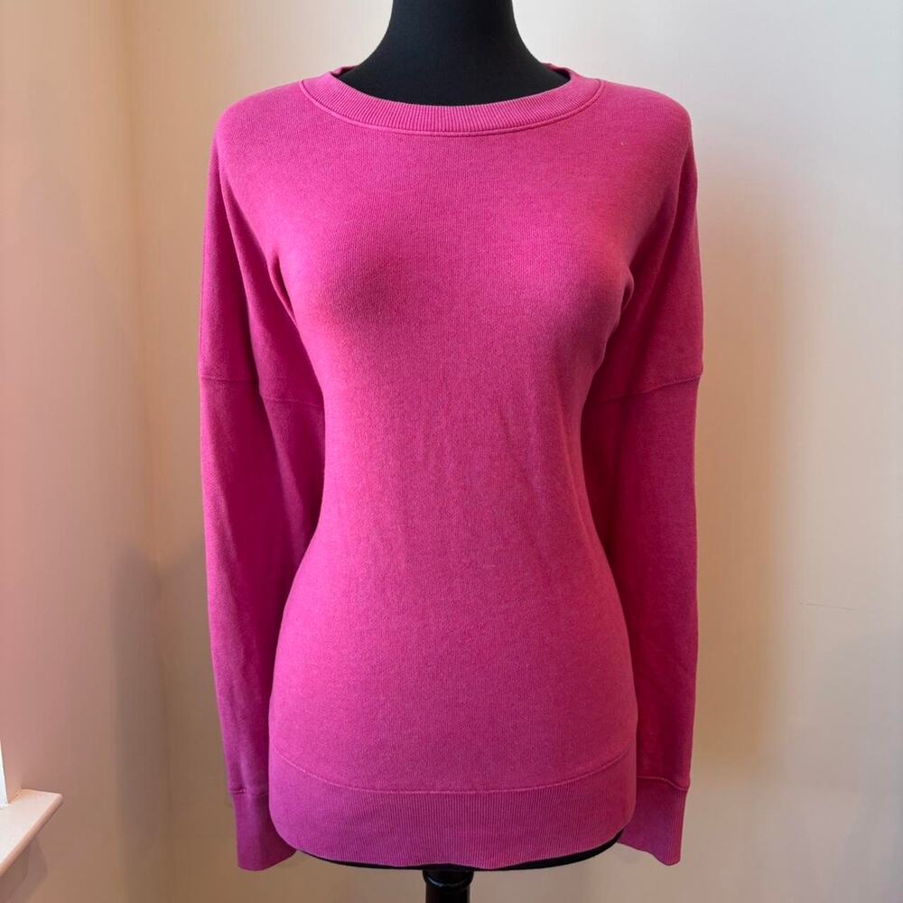 Time and Tru Bright Pink Long Sleeved Casual Comfortable Sweatshirt XL